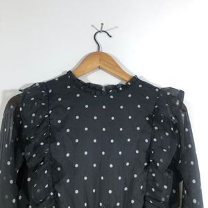 Black Printed Dress(Women’s)