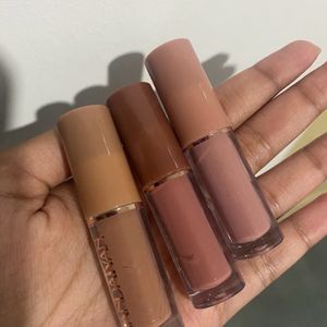 Combo Of 4 Nude Lipstick And 2 Gloss