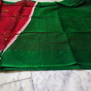 Very Beautiful 100% Cotton Saree