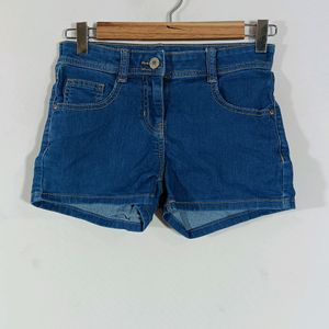 Blue Casual Shorts (Women)