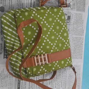 Light Green Sling Bag