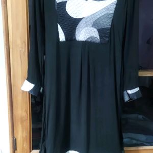 Black kurta top