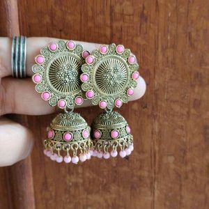 Oxidised Jhumka