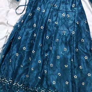 Bridal Navy Blue Designer  Lehenga