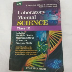 Laboratory Mannual Class 9th text Book