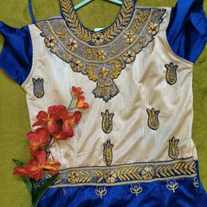 Festive Wear Anarkali Dress With Dhuppata