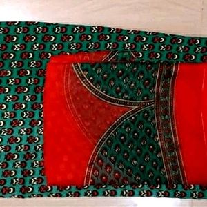 Unstitched Dress Material Of Top, Bottom & Dupatta