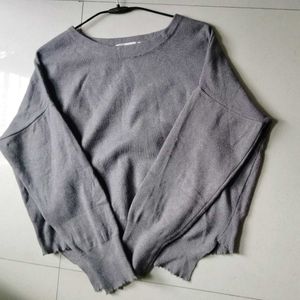 Oversized Drop Shoulder Sweater For Women