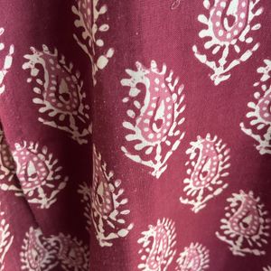 Mauve Color Kurta N Dupatta Set