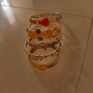 5 Bracelets/Wristband For Women Use With Ornaments