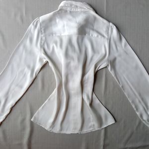 New Premium Korean Ruffled Neck Shirt