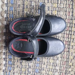 Super Orpat School Time Black Shoes