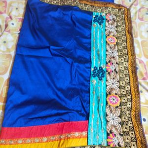 Blue Saree