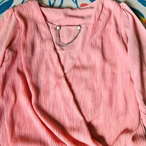 L size Pink top