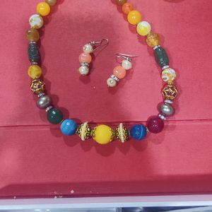 Combo Of Two Necklace With Earrings