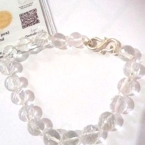 Natural Spatial Crystal Clear Bracelet