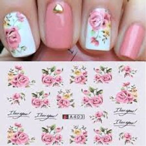 Nail Art Sticker Water Transfer Nail Art Decals Nail Art Item 13 Sheets