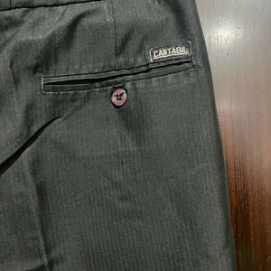 Cantabil Men Black Pants