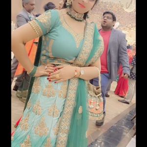 Green Wedding Lehnga