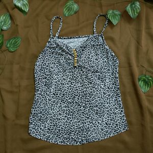 Animal Print Cami Top.