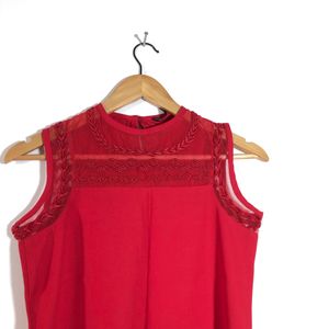 Red Casual Top(Women’s)