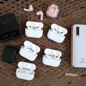 7 earbuds + 1 power bank Non QC