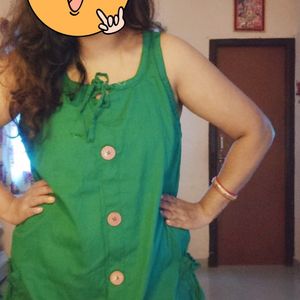 Green Tunics Fits Upto S To M