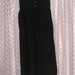 Black Front Slit Kurti