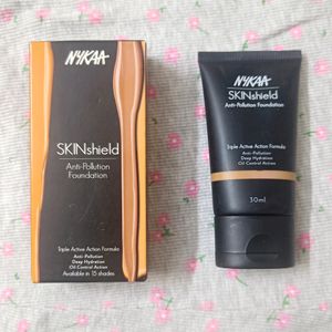 NYKAA Skin Shield Anti Pollution Foundation❤️‍🔥