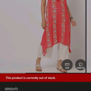 SRISHTI Floral Print A-Line Kurta