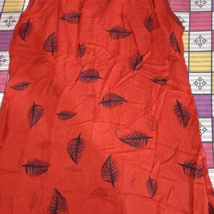 Dark Peach Colour Kurti