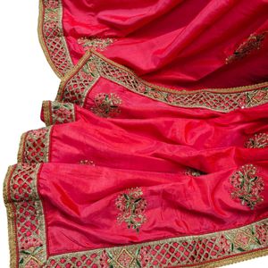 Pink Party Wear Saree