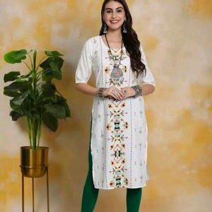 Beautiful White Kurti