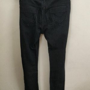 Cotton Black Jeans