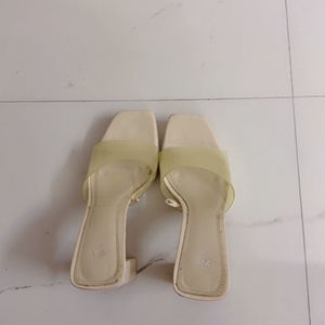 Zara White Heels