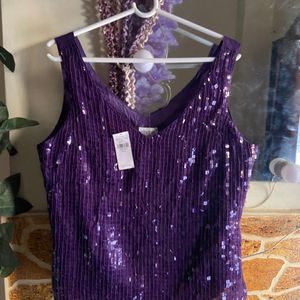 PURPLE PARTY WEAR TOP