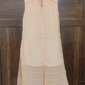 Ateesa Peach Kurta