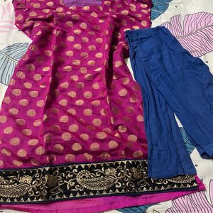 Chanderi Kurti And Pant