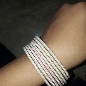 White Colour Beat Bangle Purchase The Product Now