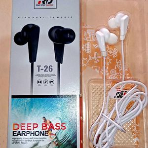 RD-T26 Earphones With Deep Bass