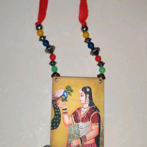 Long handpainted Necklace