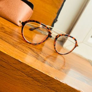 Glasses With Cheetah designed frame