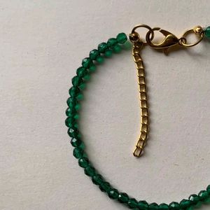 Dark Green Crystal Bracelet