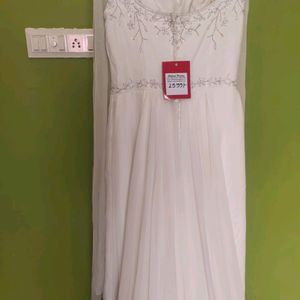 Amazing Off White Long Gown/New With Tag