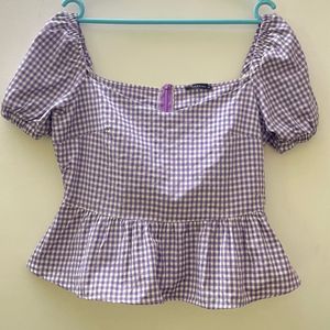 Trendyol Gingham Top