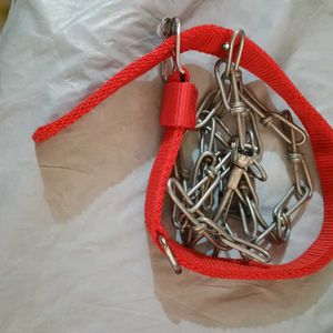 Pets Collar N Chain Unused