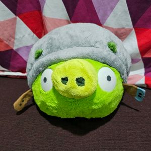 Angry Birds Corporal Pig Stone Helmet Plush