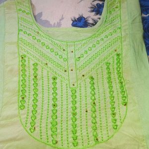 green kurti