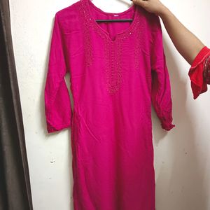 Pink Kurti