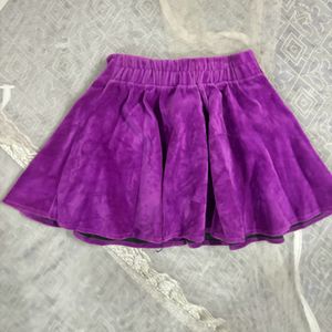 Y2k Purple Mini Skirt